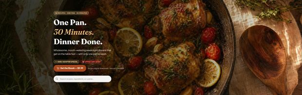 30-Minute 1-Pan Dinners